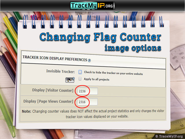 changing flag counter image options