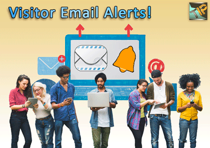 Tag visitor IPs and receive email alerts instantly