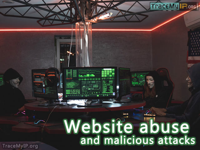 Website abuse by a malicious traffic