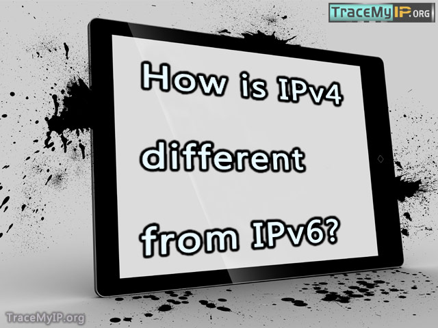 How is IPv4 different from IPv6