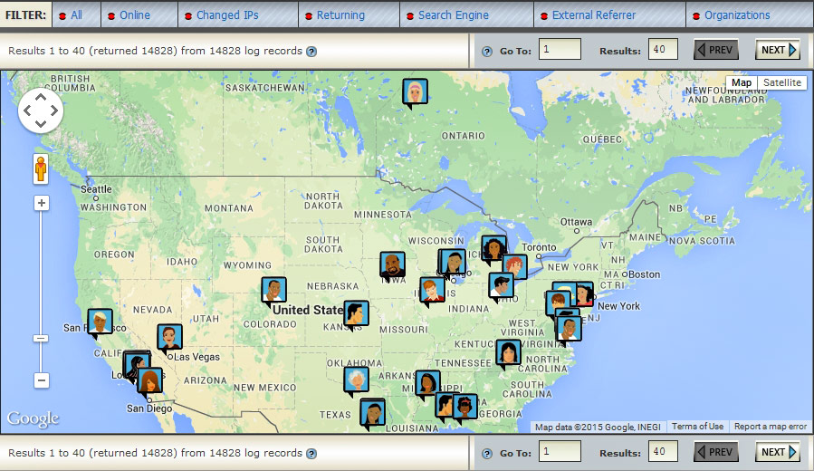 website analytics maps